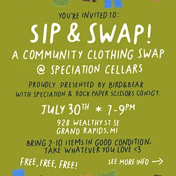 Sip & Swap: A Community Clothing Swap