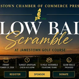 Glow Ball Scramble at Jamestown Golf Course