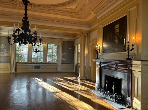 Evening Yoga in the Mansion