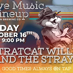 Live Music Lineup: Stratcat Willie & The Strays