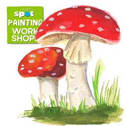 Painting Workshop: Oh My Gouache! Painting Mushrooms