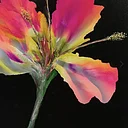 Expressive Florals in Alcohol Inks