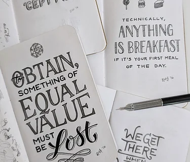 Hand-Lettering 2: Composition & Balance (Virtual)