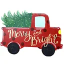 Xmas in July! Truck & Tree for Just $25! Door Hanger!