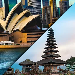 Bali, Indonesia 🇲🇨 and Sydney, Australia 🇦🇺