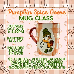 Pumpkin Spice Goose Mug Class