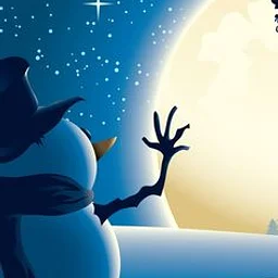 Adult Paint & Sip | Snowman Waving at the Moon | Fridays | December 18th 2026