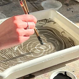 ACP BYOB: Suminagashi Paper Marbling