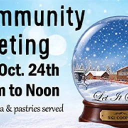 Community Meeting at the Cooper Lodge