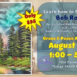 Bob Ross Class, Painting: “Galaxy Grandeur w/Changes”