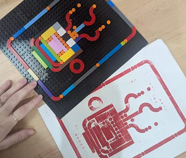 Lego Printmaking