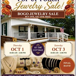 Pop-Up Porch BOGO Jewelry Sale