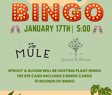 Plant Bingo w/Sprout & Bloom!