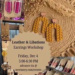 Leather & Libations: Earrings Workshop