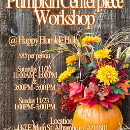 Pumpkin Centerpiece Workshop
