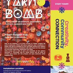 Call for Creators: Yarn Bomb – Fiber Flower Fall!