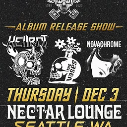DROP the STAR *Album Release Show* with NOVACHROME, The Vases, Hellbot