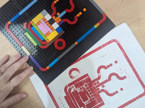 Lego Printmaking