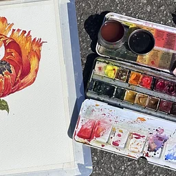 Beginner Watercolor: Paint What’s in Bloom