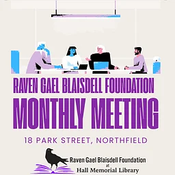 The Raven Gael Blaisdell Foundation at Hall Memorial Library Board Meeting