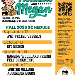 WORKSHOP SERIES: "Morning with Megan: Fall Workshop Series" @ New York Mills Regional Cultural Center