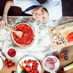 KIDS’ WOODFIRED PIZZA CLASS w/ BRAD PARKER, SEPTEMBER 9TH at 4:30PM, $35 PER CHILD, 8 – 12, MUST BE ACCOMPANIED BY AN ADULT