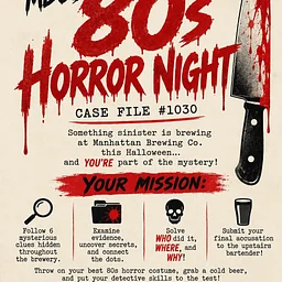 MBC’s 80’s Horror Night Halloween Party