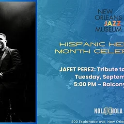 Hispanic Heritage Month Celebration: The New Orleans Jazz Museum & Positive Vibrations present Jafet Perez: A Tribute to Bad Bunny