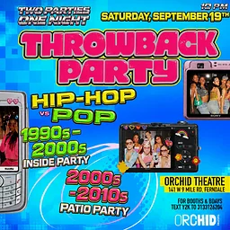 90'S VS 2000'S THROWBACK PARTY