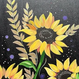 Paint and Wine at Aspirations Winery – Shining Sunflowers
