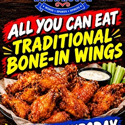 AYCE Bone-In Wings