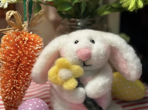 Needle Felting: Spring Bunny