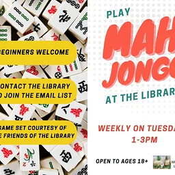Let’s Play Mah Jongg! Weekly Tuesdays