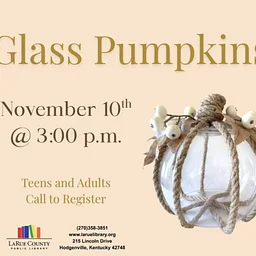 Glass Pumpkins