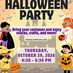 Halloween Party at Fasken Branch Library