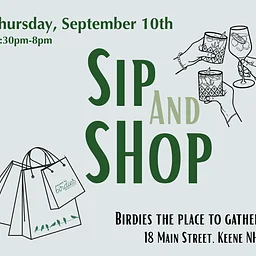 Sip and Shop!
