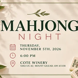 Mahjong Game Night @ Cote Winery
