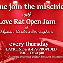 LOVE RAT OPEN JAM WITH MANDI RAE & WARREN