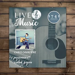 Friday Night Live Music Series Featuring Chris Cavaliere at 1741 Pub & Grill