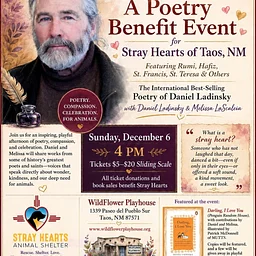 A Poetry Benefit Event For Stray Hearts of Taos