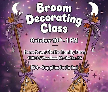 🧹 Broom Decorating Class at HOFF ✨