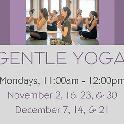 Gentle Yoga – Nov/Dec