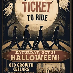Halloween at OGC with Ticket to Ride & Humboldt Bay Burgers