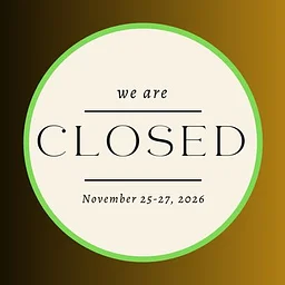 Closed in Observance of Thanksgiving