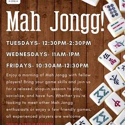 Mah Jongg Wednesday Drop-In