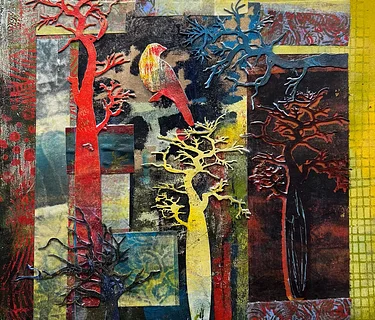 Gel Plate Monoprinting – Wabi-Sabi Approach