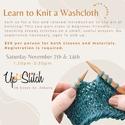 Learn to Knit Washcloth Class with Laura C Part 2
