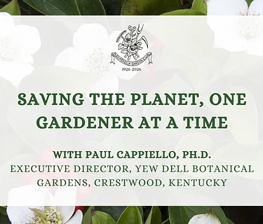 Saving the Planet, One Gardener at a Time