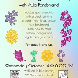 Block Printing Workshop with Alla Pontbriand