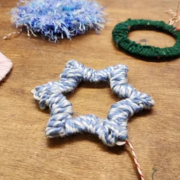 Monthly Craft: Yarn-Wrapped Ornaments and DIY Gift Tags